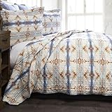 CARSTENS, INC. Western Aztec Country Bedding Set, Southwestern 2-Piece Microfiber Quilt Set, Western Stack Rock, Twin