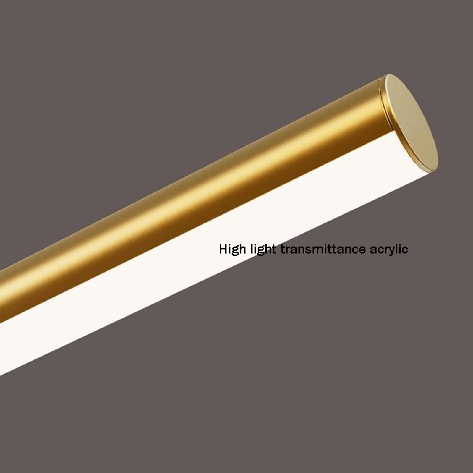Lámpara Aplique de pared LED lineal dorado para interiores, moderno, de tira larga, con rotación de 330°, ajustable, para tocador, 3000 K, para baño, sala de estar y pasillo Iluminación Interior
