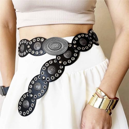 Waist Cover Decorative Skirt Wide Belt Women's Fashionable Outer Wear Leather Belt2
