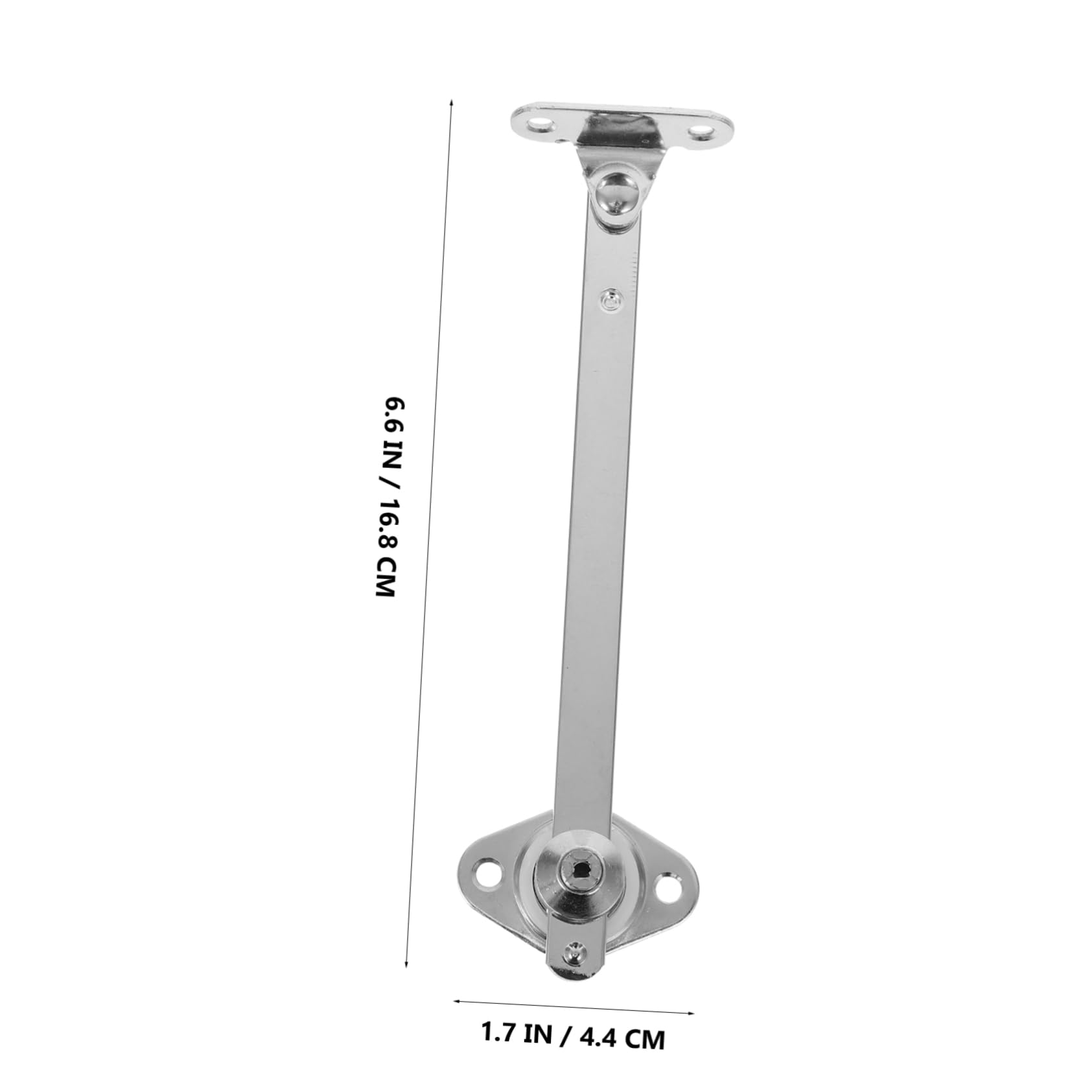 Balacoo 2pcs Stainless Steel Cabinet Door Support Bars with Soft Close Hinges Durable Heavy Duty Rods for Cupboard Space Optimization Effortless Installation and Precision Engineering