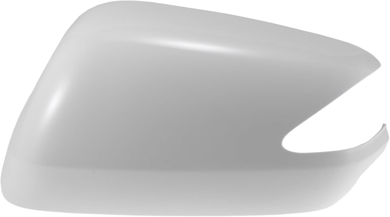 X AUTOHAUX Car Rear View Left Driver Side Mirror Cover Cap Replacement White for Honda Fit 2009-2013 Fits W/Turn Signal Models Mirror Guard Covers Exterior Decoration Trims
