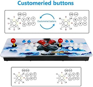 30000 Classic Arcade Game Machine 2 Players Pandoras Box 11 1280x720 Full HD Video Game Console with Arcade Joystick Support HDMI VGA Output