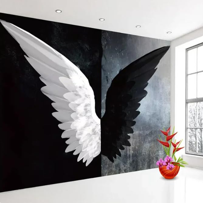 Papier peint photo ailes d'ange 3D art mural haut de gamme salon 400x280cm