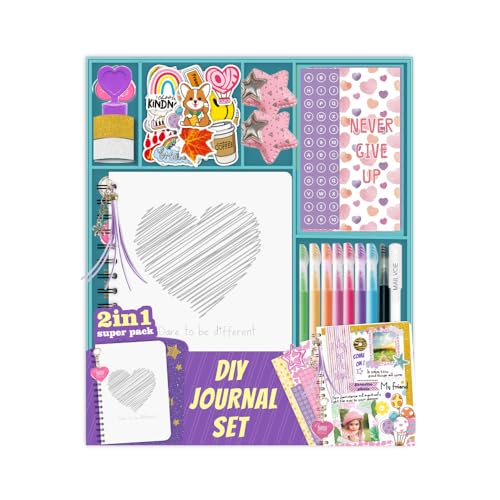 Set de Diario DIY para Niñas con Accesorios Creativos miniatura 3