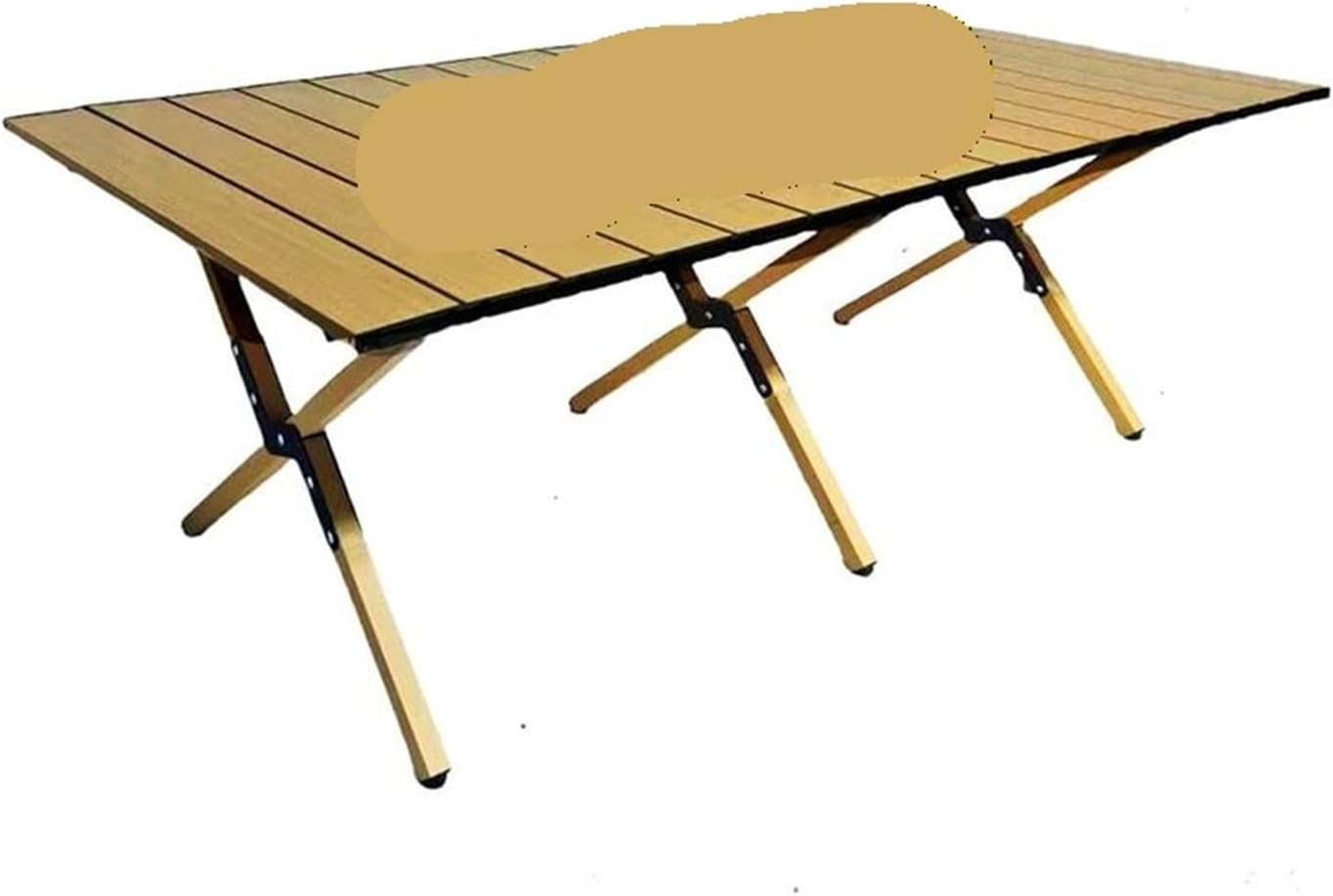 Compatible for Low Profile Aluminum Roll-Up Folding Table Compact Lightweight Indoor Outdoor Beach Camping Picnic Table