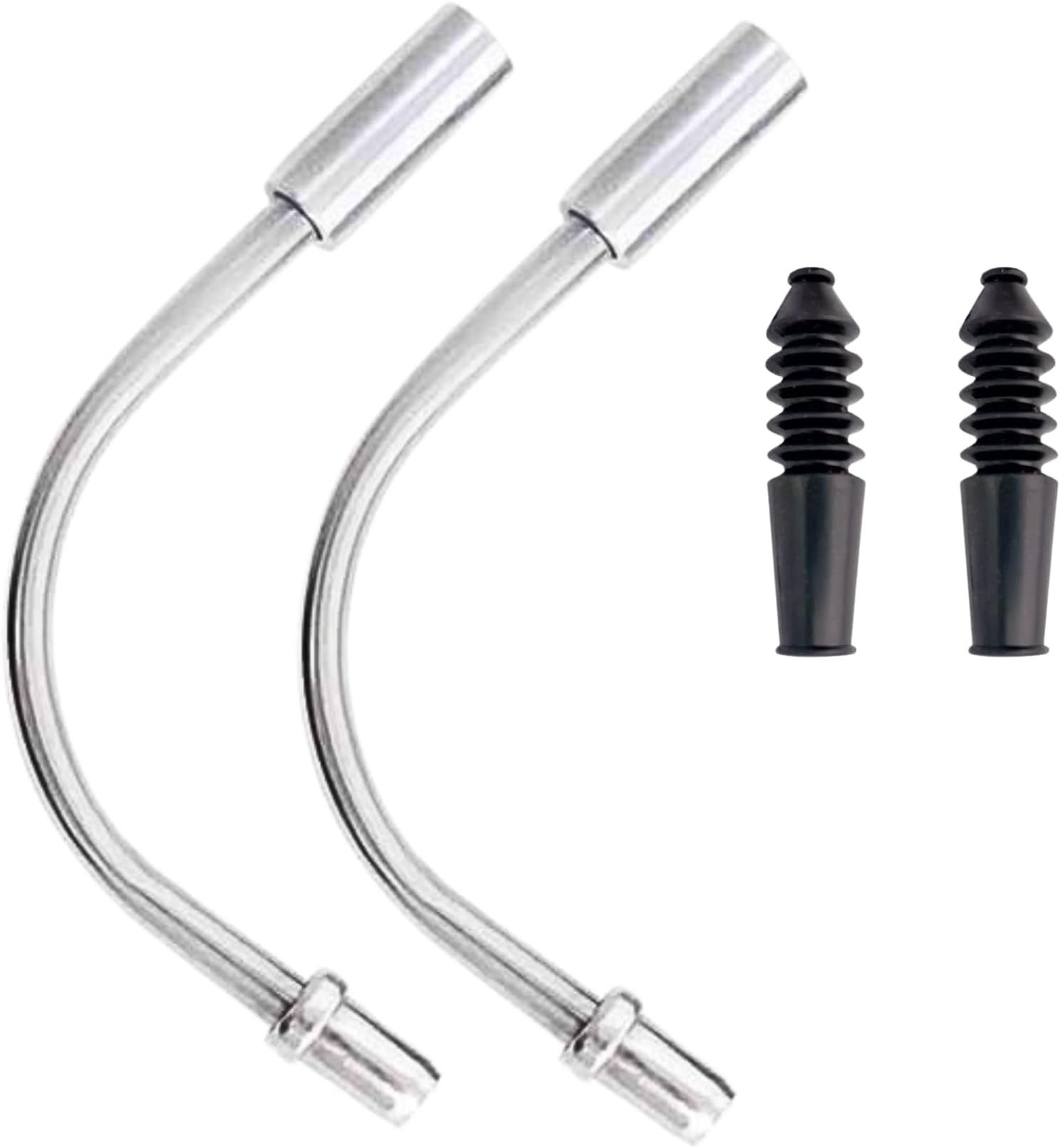 Lot De 5 Boots Et Noodles Jagwire CHA017 Pour V-Brake - Noir, Compatible XTR