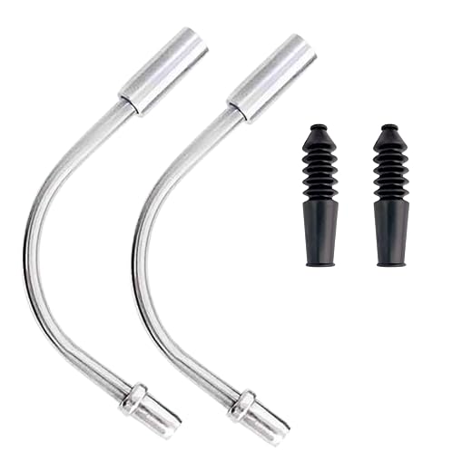 Bike V Brake Noodle Cable Guide Pipe, Bicycle Brake Pipe with Rubber Boots for Mountain Bikes Bicycles