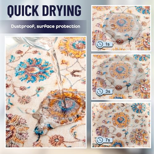 Image of Teenyyou 1 Pcs 26 inch x 18 inch Dryer Top Protector Mat, Washer and Dryer Topper, Non Slip Waterproof Machine Cover Dust Proof Quick Drying Topper Pad for Laundry and Kitchen (Moroccan)