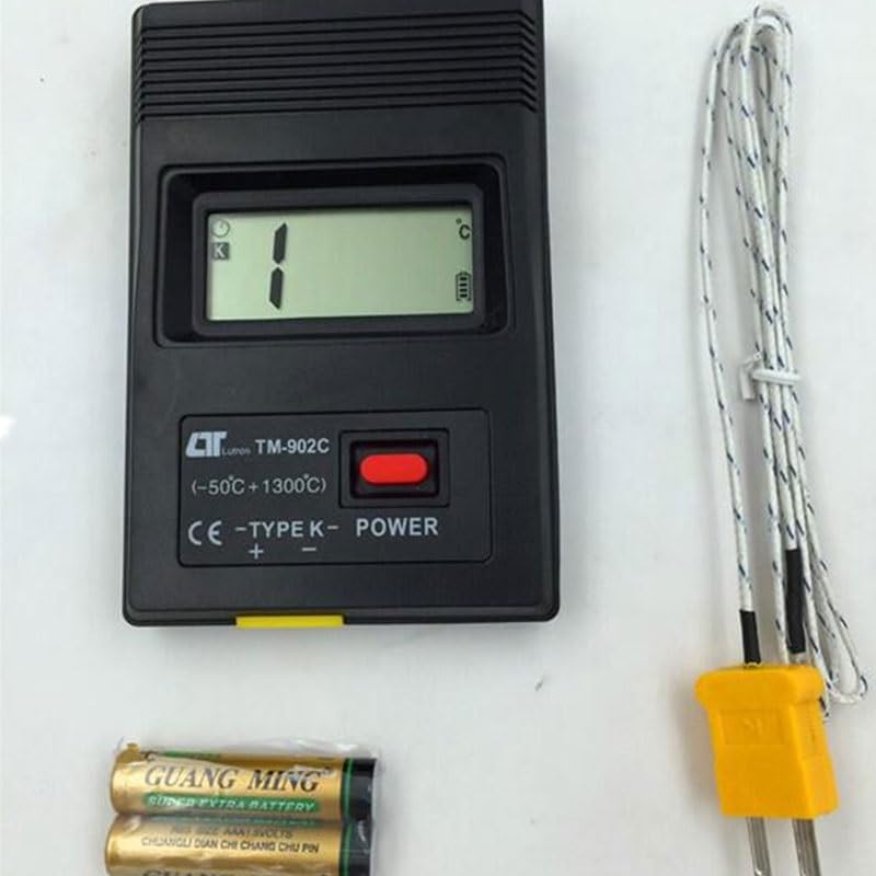 ABS Electronic Thermometer Rapid Thermocouple Portable Embedded Wire Key Press
