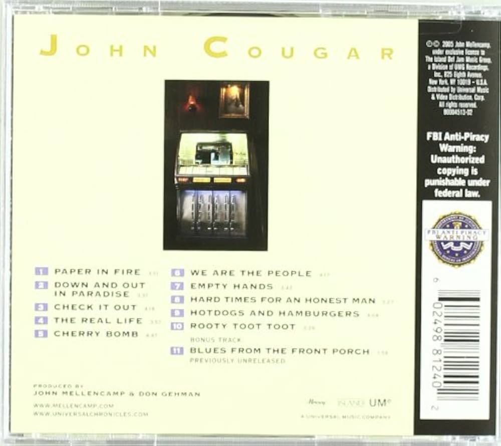 【貴重ライヴ収録！米放送局用レコード！】John Cougar & GAMMA 貴重ライヴ収録！米放送局用レコード！】John Cougar & GAMMA