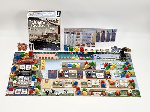 Image of Devir - The White Castle Board Game - Strategic Eurogame with Worker Placement, Dice Placement & Resource Management for Teens and Adults, Ages 12+, 1-4 Players, 85 Playtime, Multilanguage