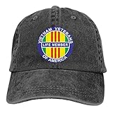 QKMKO Vietnam Veterans of America (Vva) Life Member Decal Cap Black
