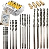 Drilax 24-Piece Diamond Drill Bits Set (1mm, 1.5mm, 2mm,...