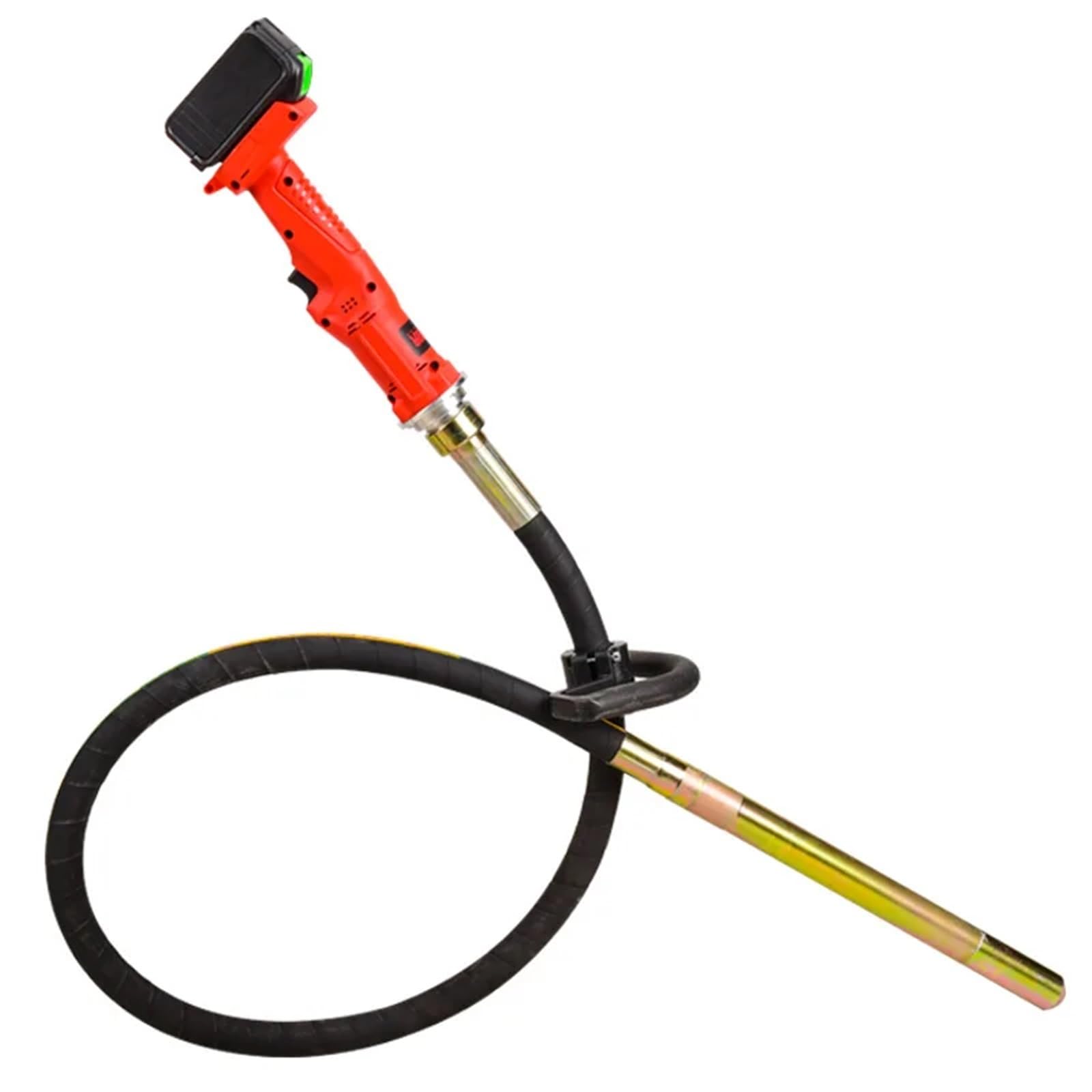 Vibreur béton sans fil avec batterie lithium rechargeable pour chantiers
