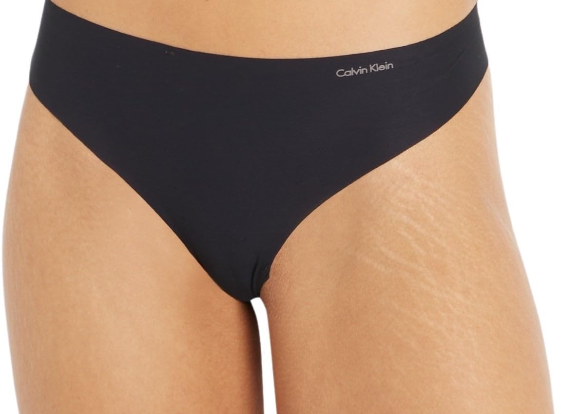 Calvin Klein Perizoma Donna Tanga, Nero (Black), L