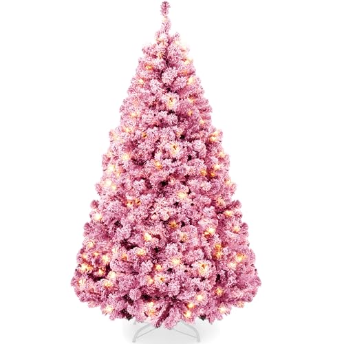 Best Choice Products Artificial Flocked Christmas...