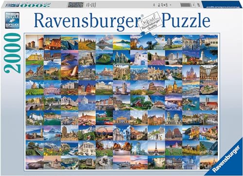Ravensburger - 99 Lugares en Europa - Rompecabezas de 2000 Piezas - Imágenes Impresionantes de los Monumentos Más Populares de Europa - Castillos, Puentes y Más - Idea de Regalo - Rompecabezas para Adultos miniatura 2