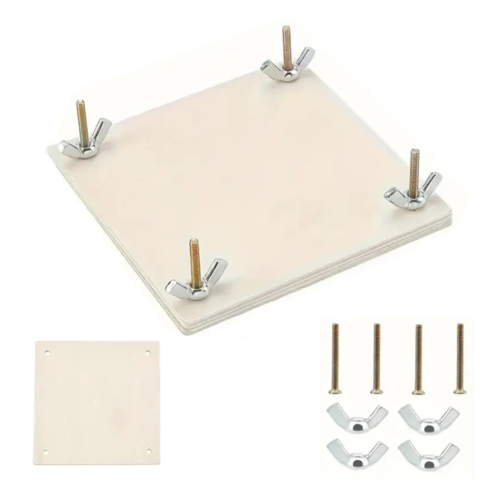 EKalgretrA Wooden Flower Press Kit Wood Flower Press Kit Plant & Leaf Preservation Set for Making Specimen Dry Fower DIY Crafts Wooden Tool