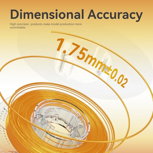Image of Chitu Systems Conjure Silk Dark Gold PLA 3D Printer Filament 1.75mm,Metal-Like Shiny Consumables 1kg (2.2lbs) 1 Spool, Dimensional Accuracy + /- 0.02 mm