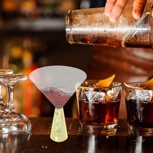 Verre à cocktail doré réutilisable incassable pour éviter la casse