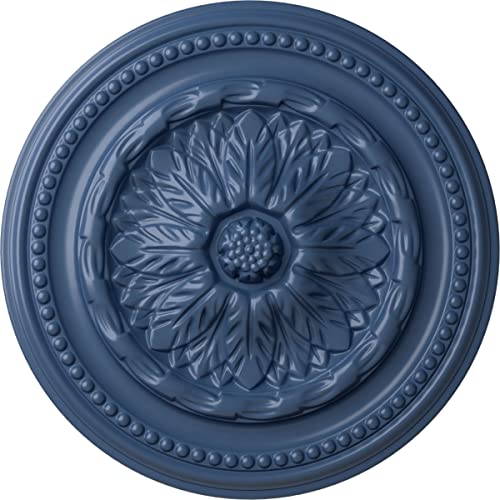 Image of Ekena Millwork CM15CHAMF 15 3 /4 inchOD X 1 7 /8 inchP Chester Ceiling Medallion Fits Canopies Up to 2 1 /4 inch, Americana
