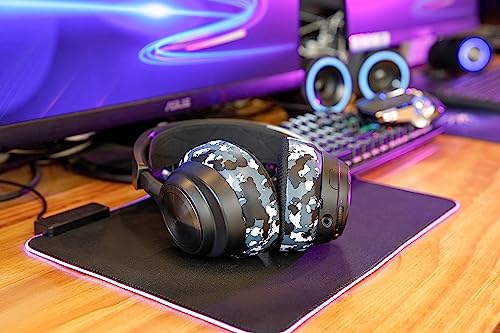 Image of WC Freeze Nova Pro Wireless - Cooling Gel Earpads for Arctis Nova Pro Wireless, Nova Elite & Nova Pro Omni (Doesn't Fit Other Models), by Wicked Cushions, Extra Thick & Comfortable | Snow Camo