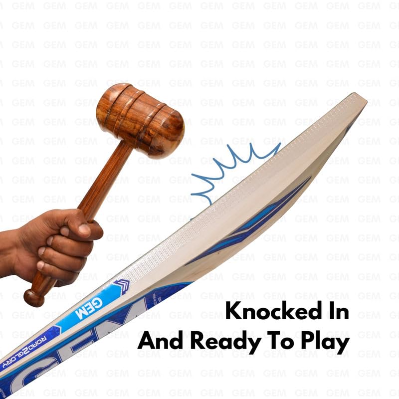 Image of GEM Spark Kashmiri Willow bat Grade 2, Cricket Bat, Size- Short Hand