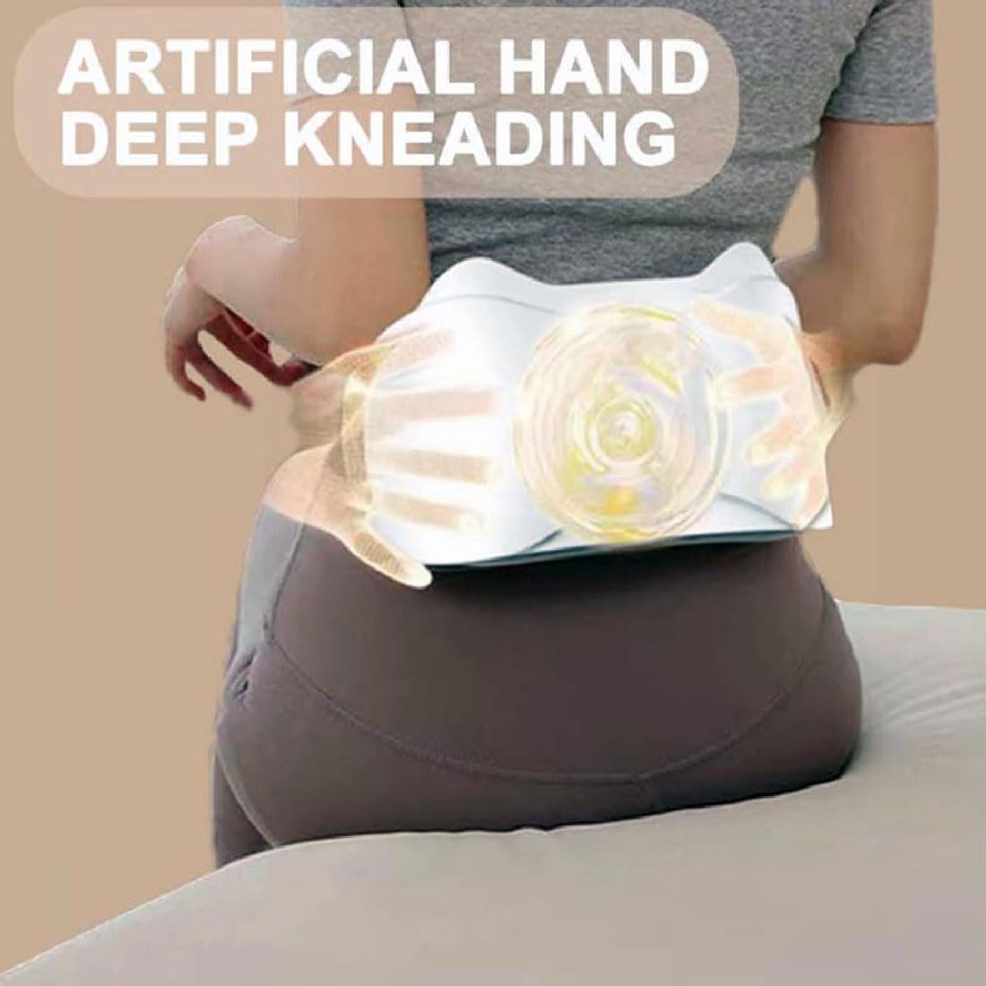 Elektrischer kabelloser Bauchmassagegerät für Fettverbrennung und Verdauung,EMS Bauchmuskeltrainer,Wiederaufladbar Bauch Trainingsgerät,3 Massagemodi Anti-Cellulite Massagegerät für Männer Frauen