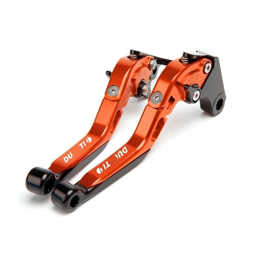 HENFDKPTV Brake Clutch Lever for Duc&ati Monster 821 797 Hypermotard 820 Multistrada 950 Motorcycle Clutch Lever Brake Extendable Foldable Handle Levers(Color 24)