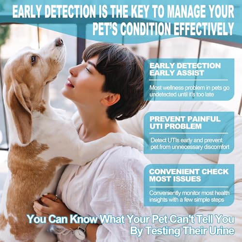 image for MEDIMATIC 10-in-1 Dog & Cat Urine Test Strips for Dogs - 50ct Dog & Ca