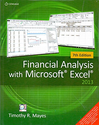 Financial Analysis With Microsoft Excel 8131533999 Book Cover