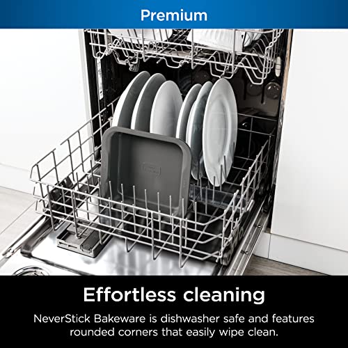 Ninja B30408 Foodi NeverStick Premium 8 inch Square Cake Pan, Nonstick, Oven Safe up to 500⁰F, Dishwasher Safe, Grey - Image 6