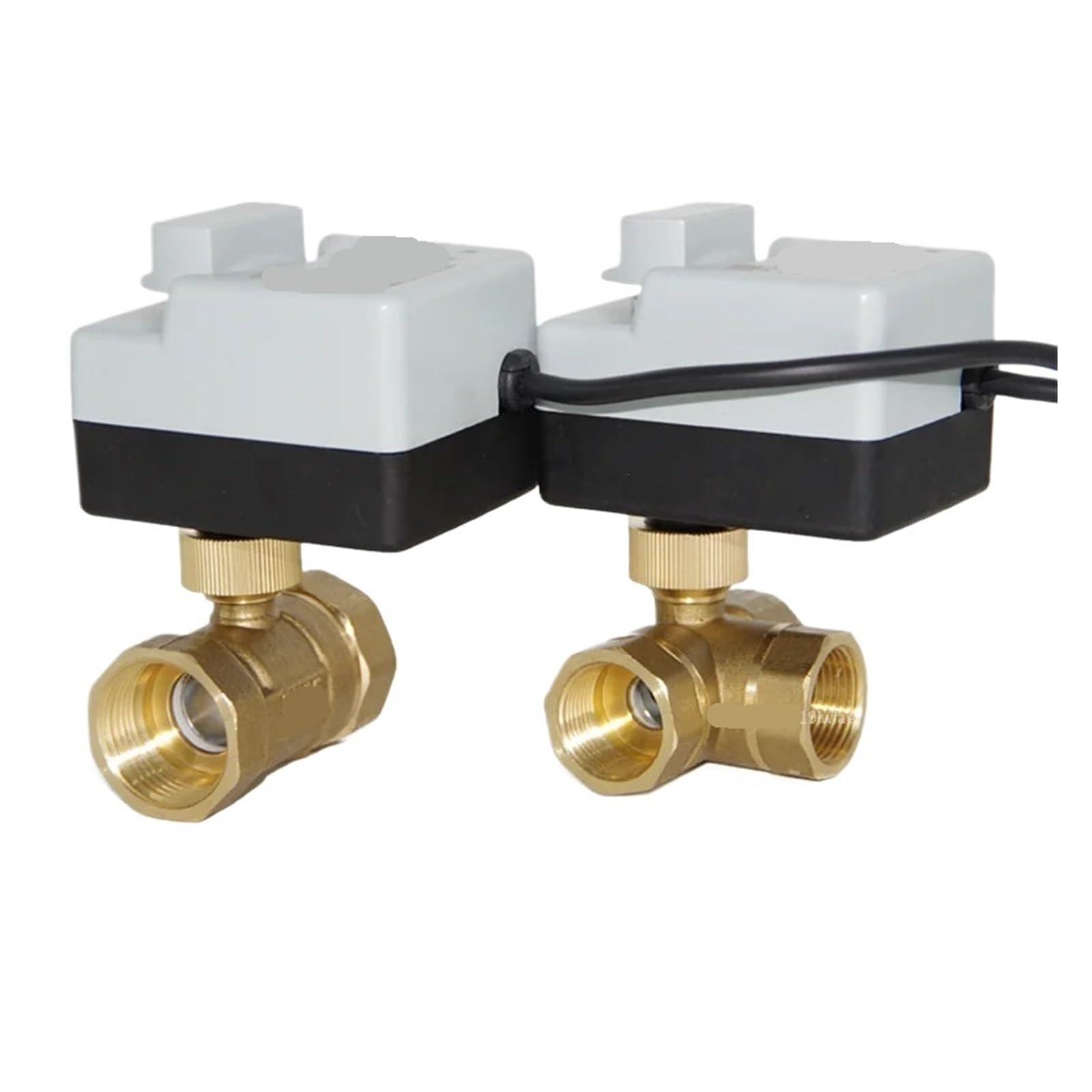 VSPPJYFG 1 Pcs with Manual Electric Ball Valve Actuator AC 220V Three-Wire Two-Way Two-Way Three-Way Internal Thread 3-Way DN15 DN20 DN25 DN40(220v-3 Way,OneSize)