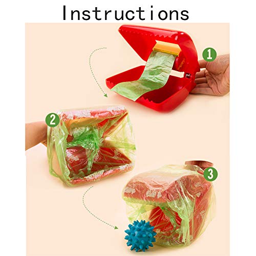 ZHYING-Pet-Pooper-ScooperBuilt-in-Garbage-BagABS-High-Strength-Material-and-Durable-SpringPortable-and-Cleanfor-Dogs-and-Cats