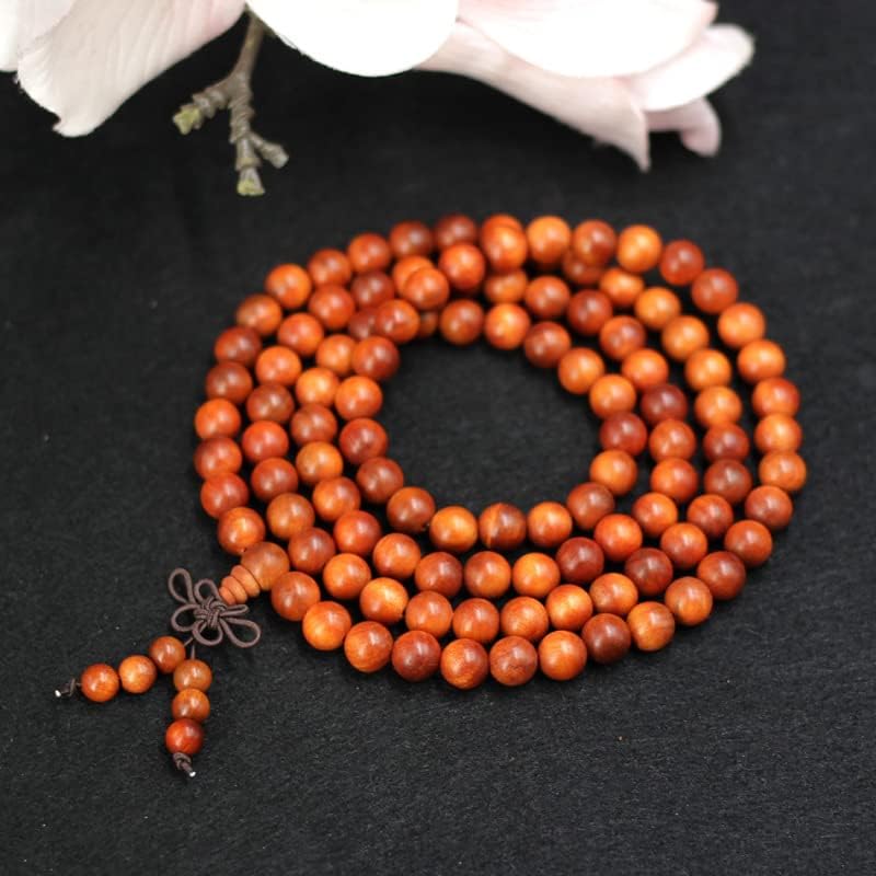 印尼血龙木108颗全透手绕多圈木质男女情侣佛珠手链(血龙木10mm*19颗)