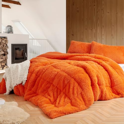 Byourbed Alaskan Winters® - Coma Inducer® Oversized Queen Comforter - Orange Tiger
