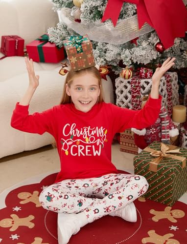 Image of PATPAT Girls 2 Piece Outfits Long Sleeve Hoodie and Leggings Clothing Set Outfits for Girls 4-12Y Fall /Winter Outfits