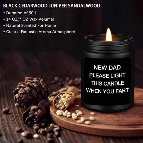 Image of Homsolver Gifts for New Dad, First Fathers Day New Dad Gifts from Wife - Funny Birthday Christmas New Father Gift for Men