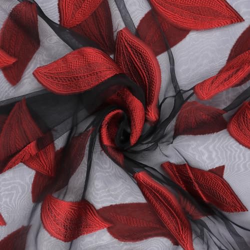 ANKOMINA Women Girls Soft Lightweight Leaves Mesh Sheer Silk Scarf Fashion Lace Beach Wrap and Shawls Towel Scarves 6