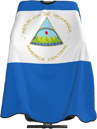 Miniatura 6 de Delantal de peluquería profesional para peluquería y peluquería para peluquería y peluquería, ligero, para corte de pelo, diseño de bandera de