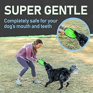 Maxpower Planet Dog Frisbee X2 Pack – Dog Frisbee Soft to Catch – Floating Frisbee for Dogs – Lightweight Flying Frisbee Dog Toy – Easy to Spot Disc Dog Frisbees Puppy Toys, Small to Large 10-inch