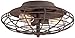 Industrial Cage Dark Rust 8 1/2" High Ceiling Light Fixture