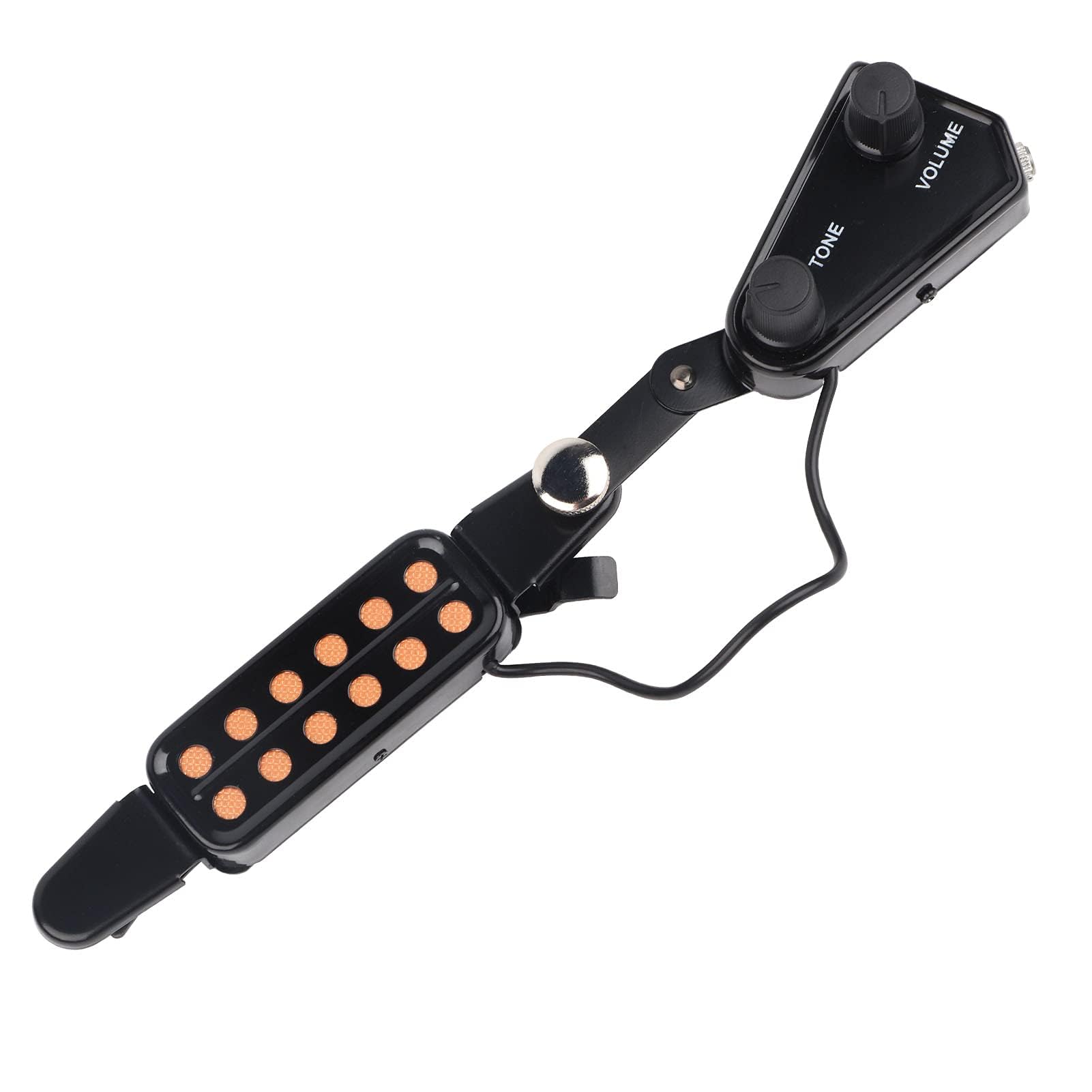 VGEBY1 Pickup per Chitarra, trasduttore Magnetico per Pick-up Acustico a 12 Fori con Kit di sintonizzatori Tono Volume Accessorio per Strumenti Musicali