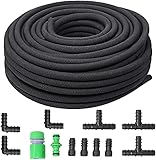 【Druckfester Schrumpfschlauch】Der Innendurchmesser des Schlauchs : 12 mm, die Wandstärke: 2,2 mm, Maximaler Druck: 1,5 bar Optimaler Druck 0,6 bar. Wasserdurchfluss: 15 bis 20 Liter pro Minute Wasserdruck während des Gebrauchs: 15 psi-60 psi