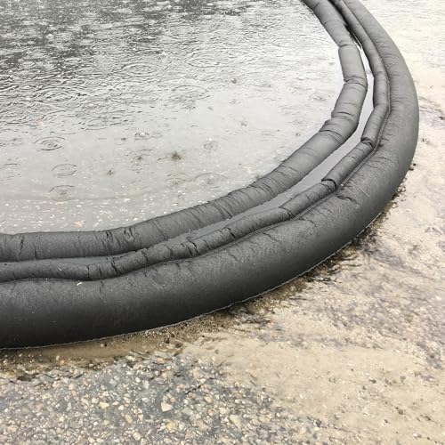Quick Dam QD65-4 Water Activated 5ft Flood Barrier, 4 Pack, Black