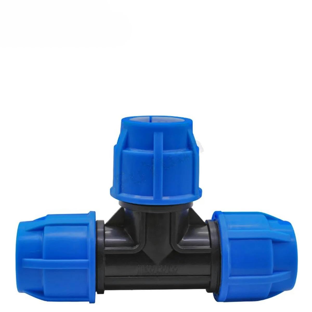 1 conector de polietileno de 20 mm, 25 mm, 32 mm, tubo de agua directo de 1/5.1 cm, 3/10.2 cm, rosca de conexión rápida, válvula de 2 vías, 63 mm