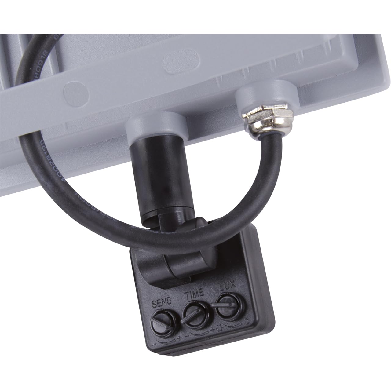 LED Außenleuchte mit Bewegungsmelder IP65 22,9 cm breit 4200 K neutralweißes Licht 4420 lm hell Flutlicht Garten Strahler Wandlampe Outdoor