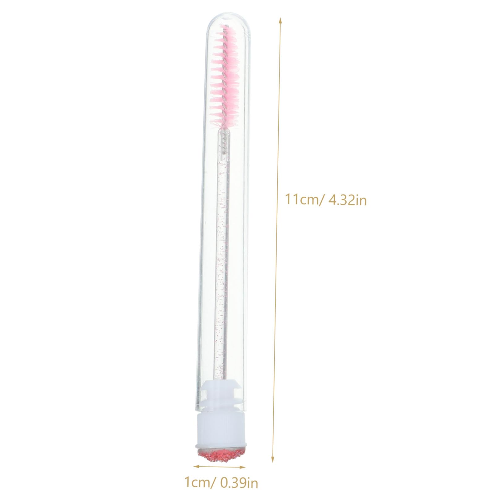 Healeved Eyelash Extension Supplies Kit 10pcs Solid Flexible Mascara Wand Brush Random Color