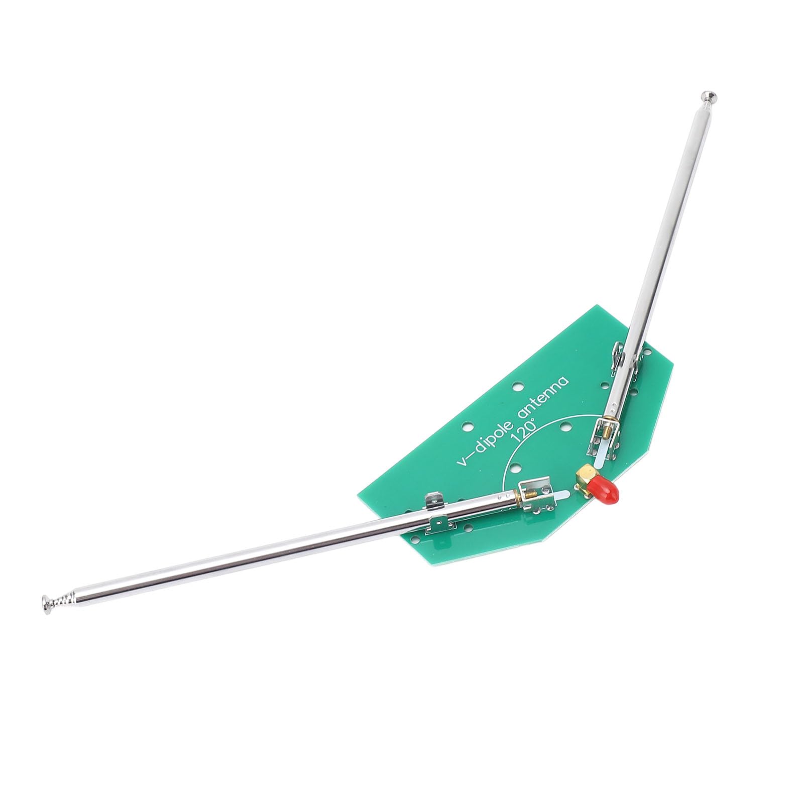 Teleskop-V-Dipolantenne, 97 cm Länge, Einstellbare Frequenz, 78 M–415 MHz, SMA-Buchse, Schnittstelle, Kontakte aus Silberlegierung für Luftfahrtanwendungen