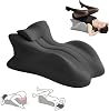 Couples Intimacy Sex Pillow for Sitting Multifunctional Couple Back Pillow - Low-Profile Butt Cushion with 3D Memory Foam Design, Support for Relaxation or Play Black